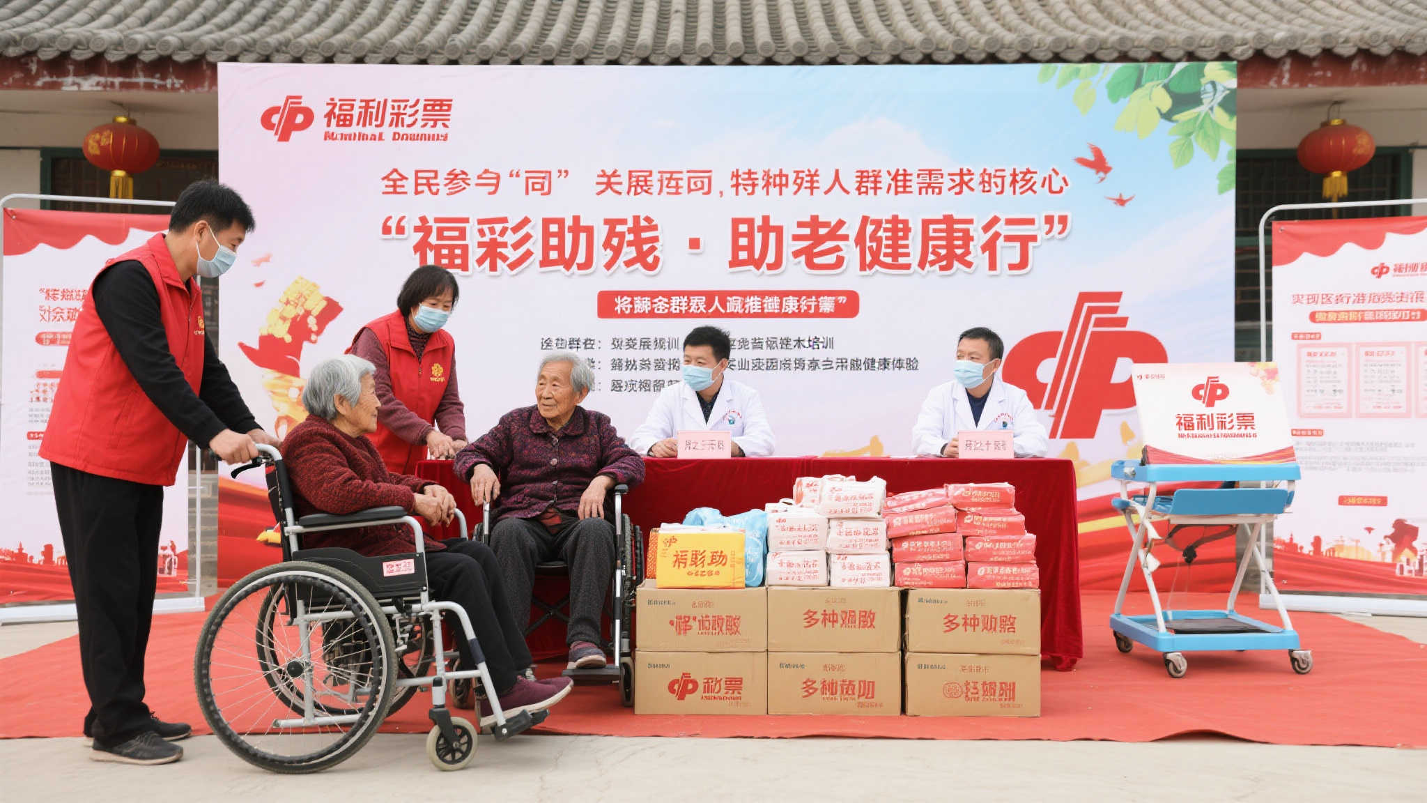 福彩关爱行动：助残助老，惠及6350名群众