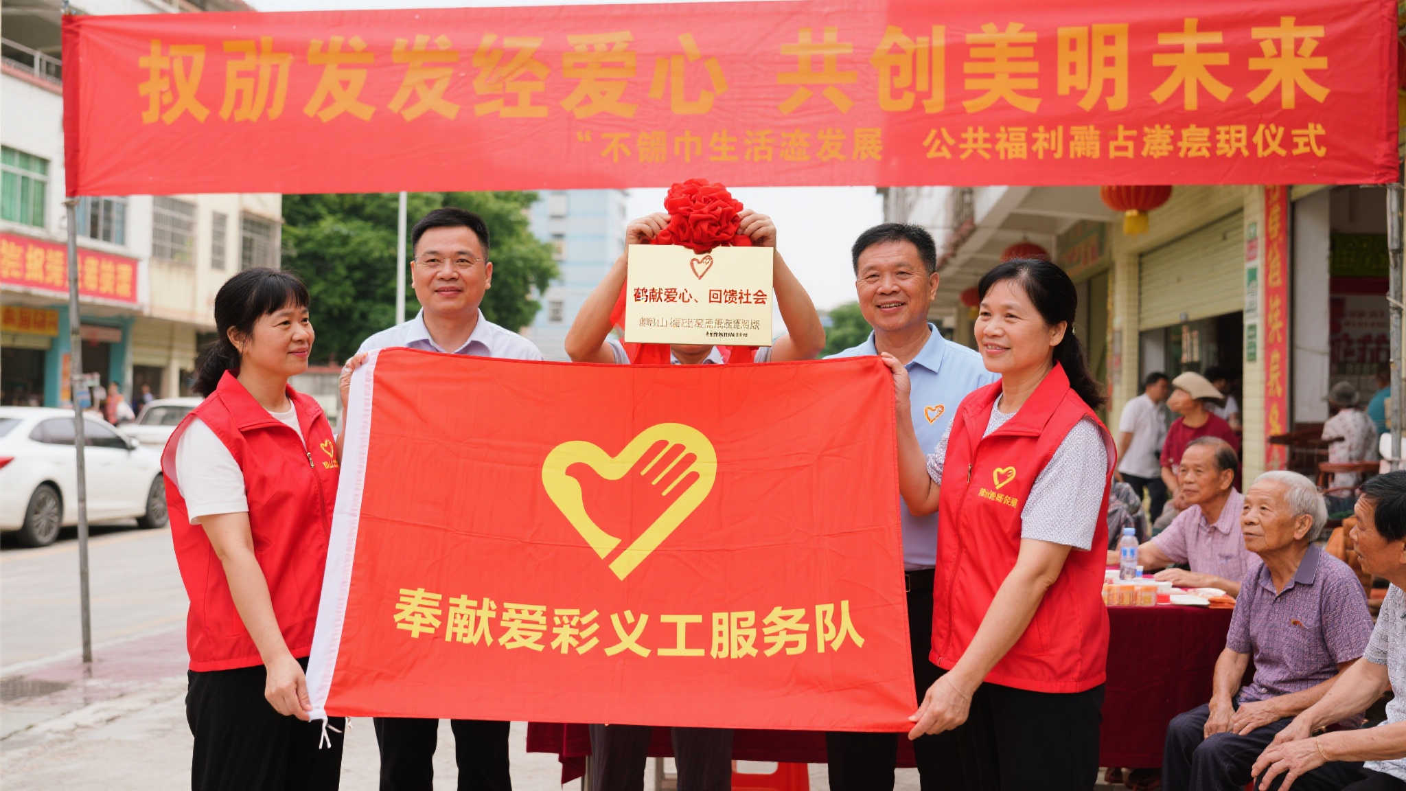 鹤山慈善义工队组建，助力社会关怀行动。