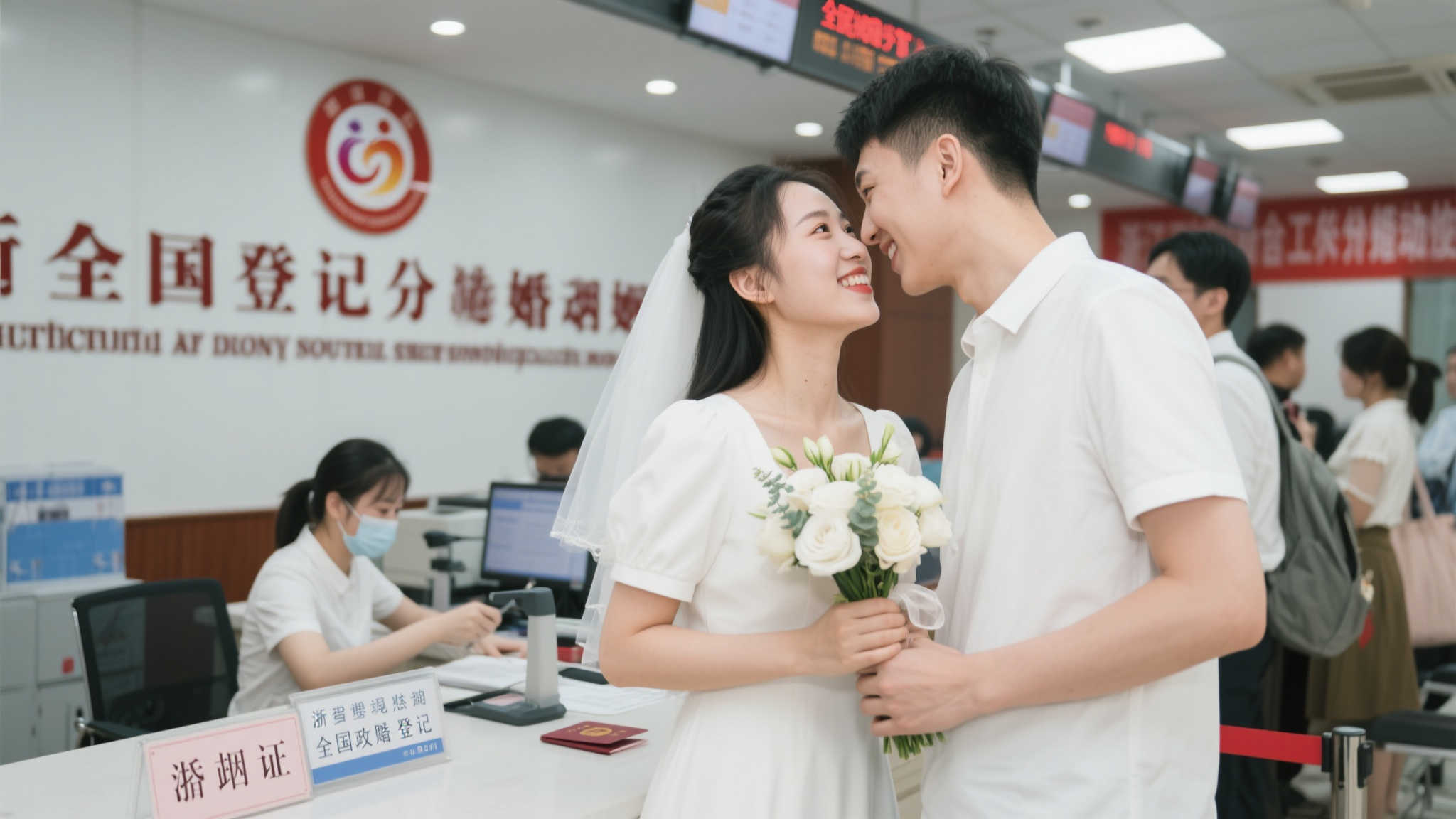 浙江省启动婚姻登记“全国通办”仪式并举办“爱在浙里”集体婚礼 浙江省启动婚姻登记“全国通办”仪式并举办“爱在浙里”集体婚礼