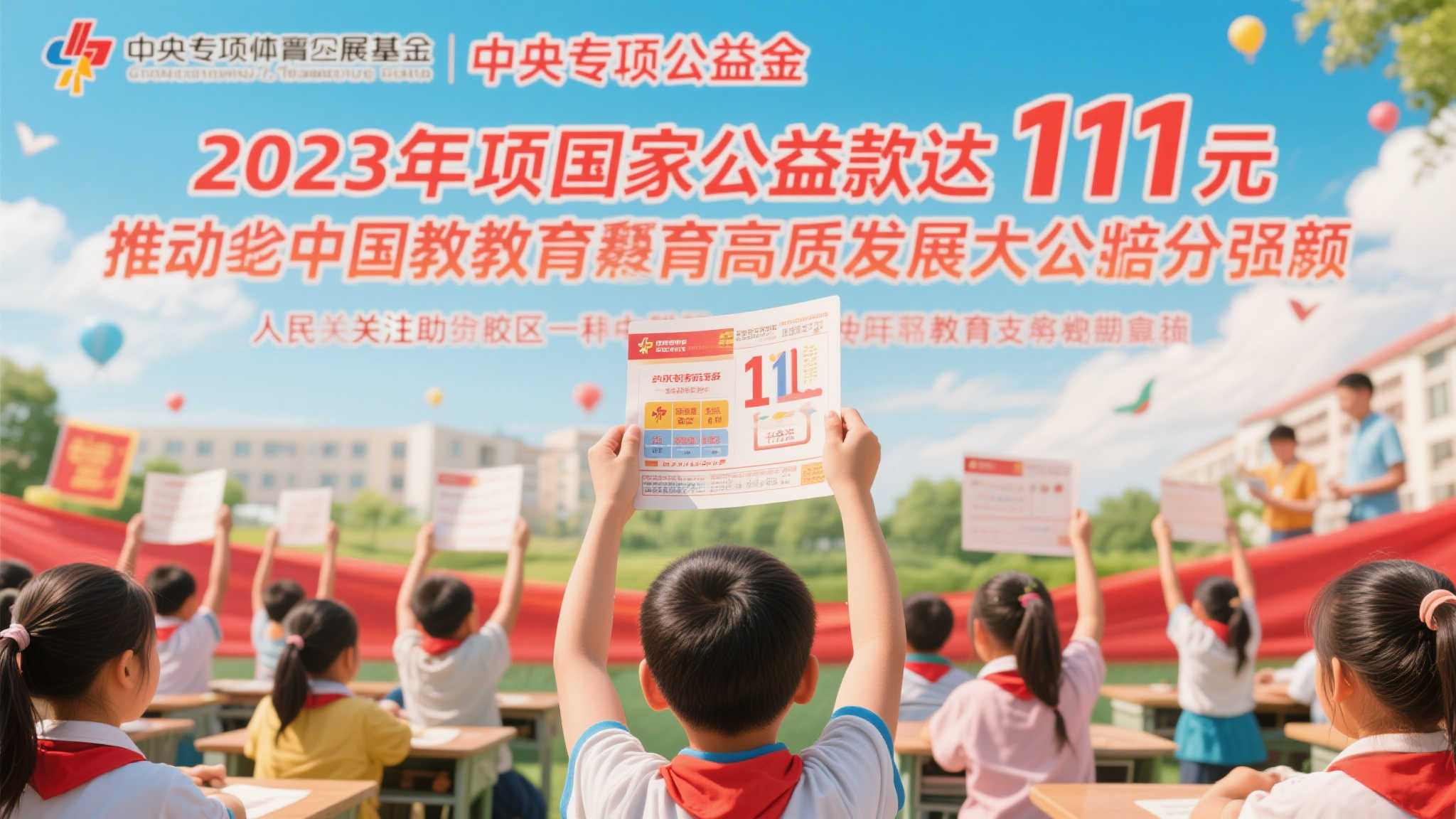 中央彩票公益金111亿元注入,推动教育事业腾飞 中央彩票公益金111亿元注入,推动教育事业腾飞