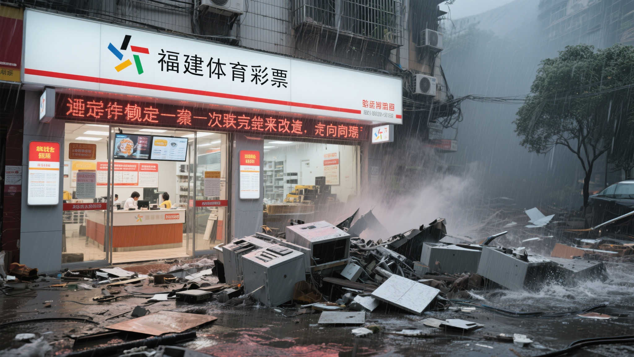 福建体彩解释开奖球停于斜坡顶端：可能受天气影响