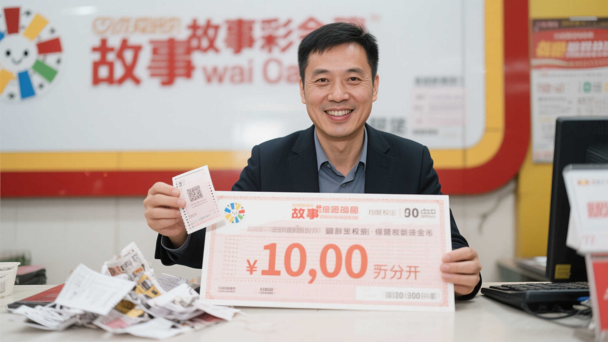 男子喜中双色球20万，出差归来兑奖：天天担心彩票丢失