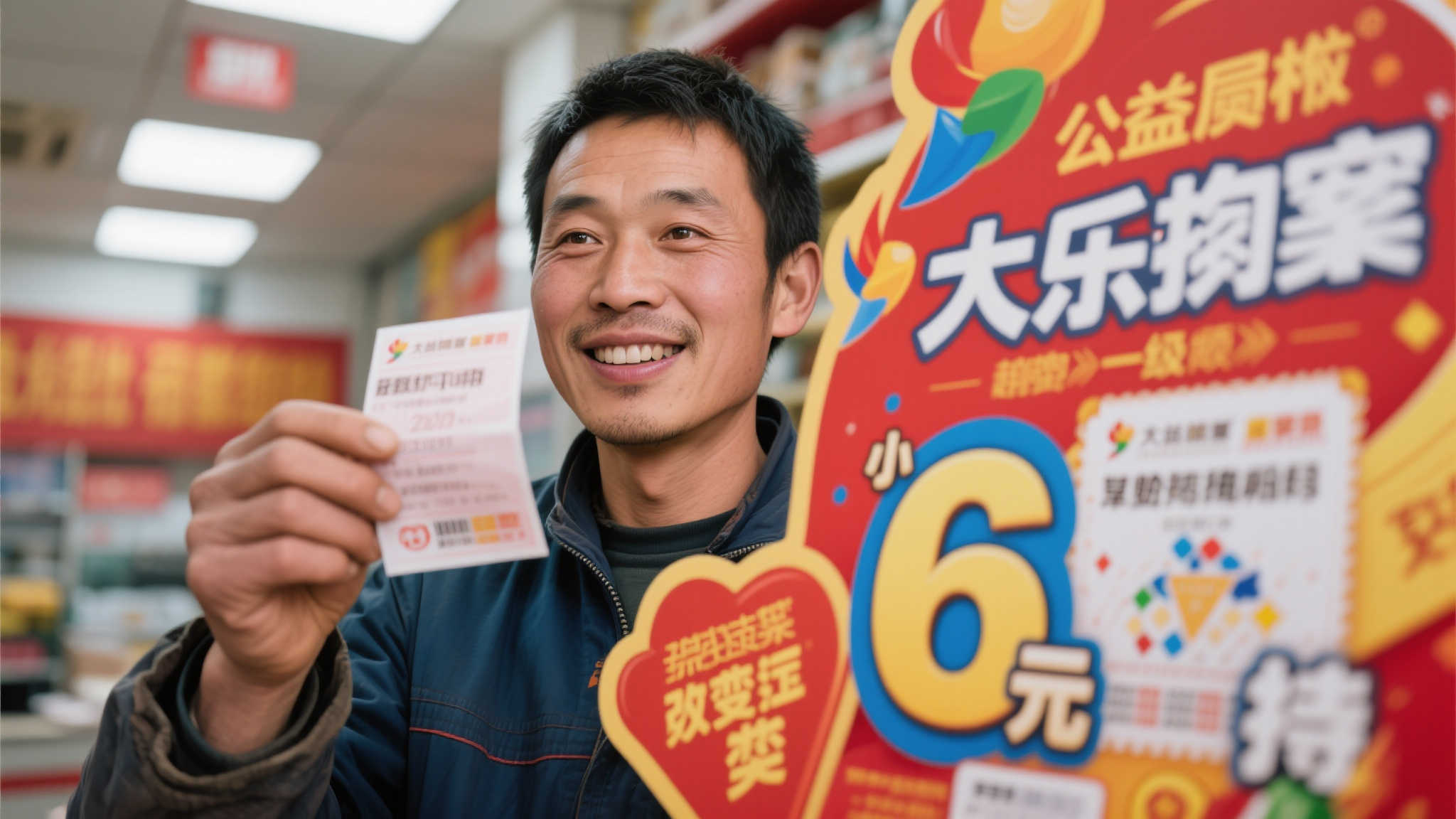 打工仔机选命中大乐透1800万 平时购彩从不超过6元 打工仔机选命中大乐透1800万 平时购彩从不超过6元