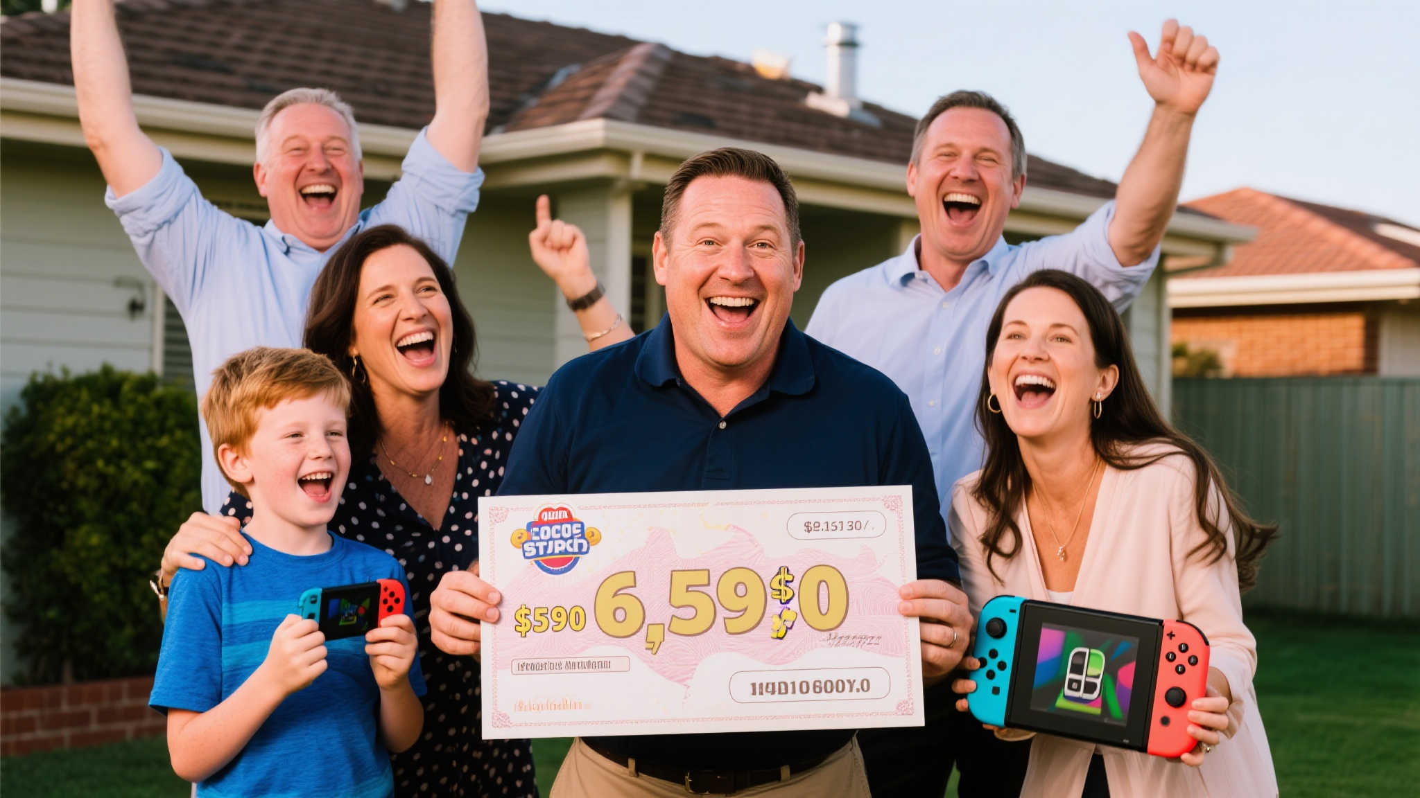 男子喜中双色球659万，携家人领奖坦言从未中过200