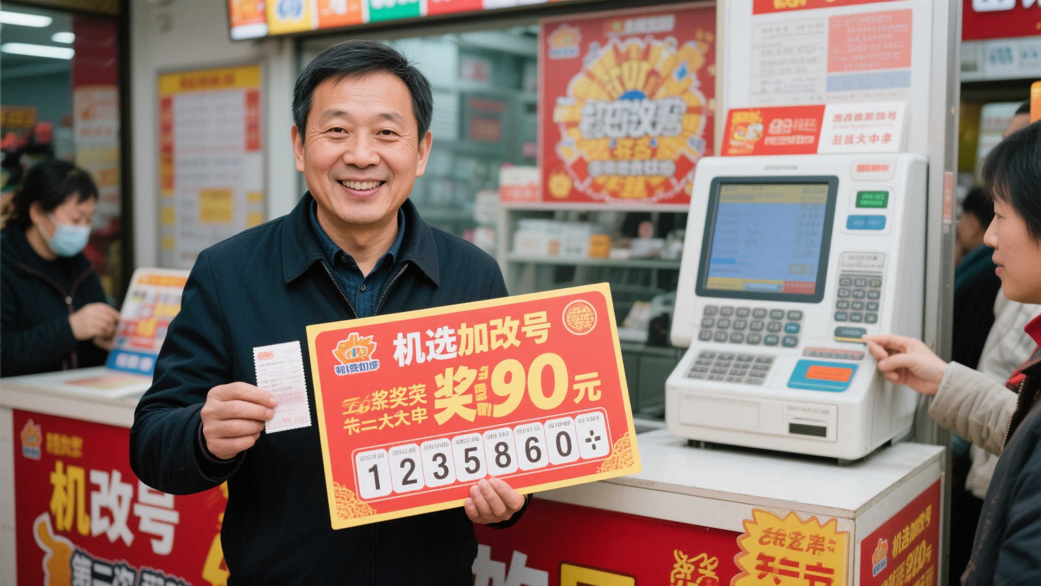 彩民10元机选改号喜中双色球500万：清债后再置业