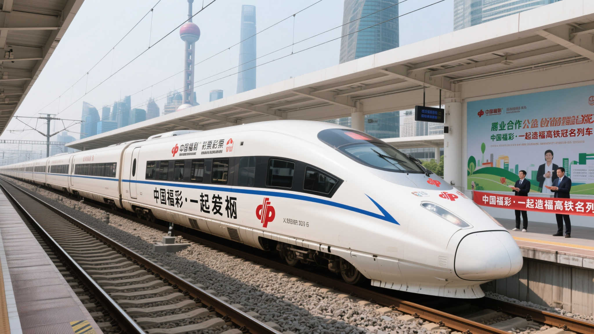 上海启程：中国福彩助力高铁冠名列车带来福祉