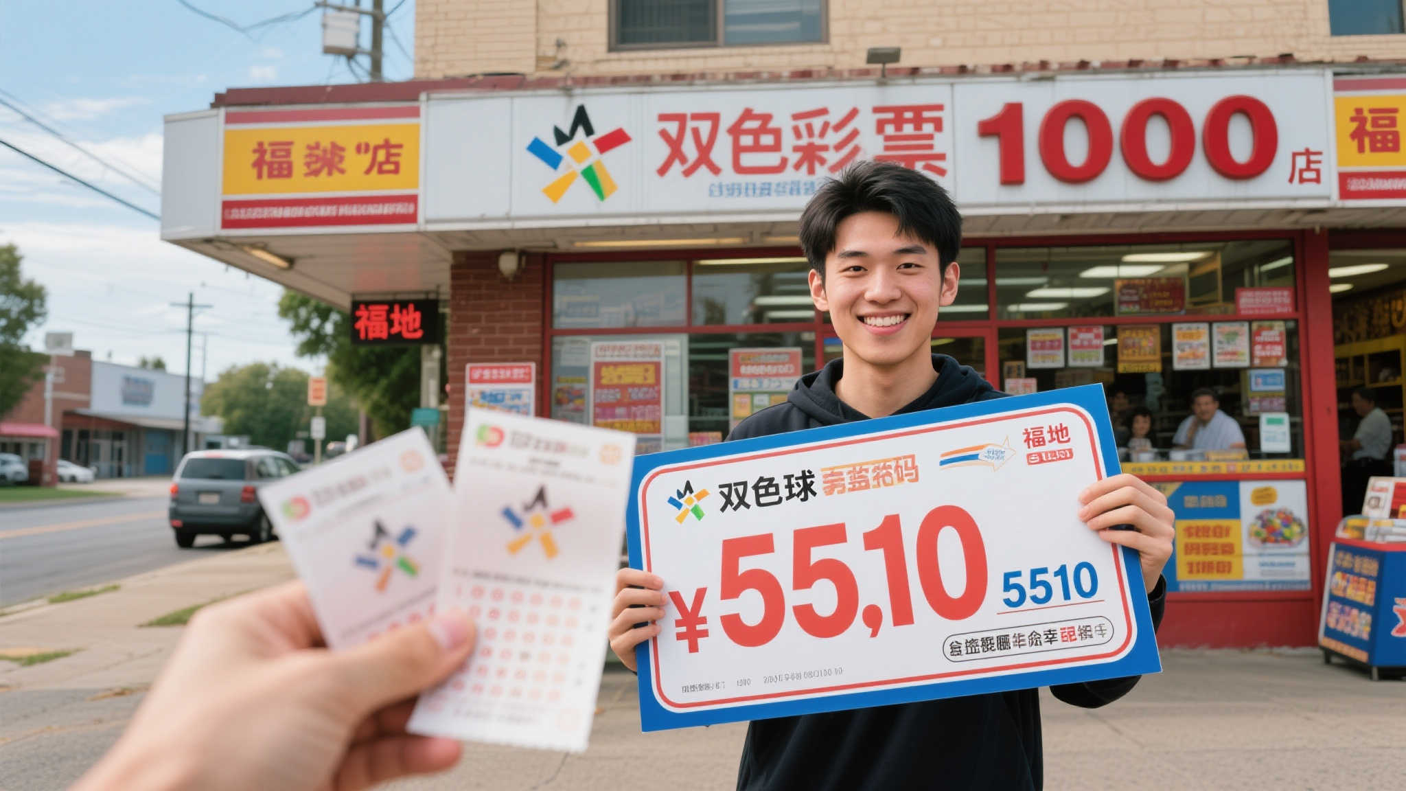 95后旅行途中喜中双色球551万，站点曾诞百万大奖