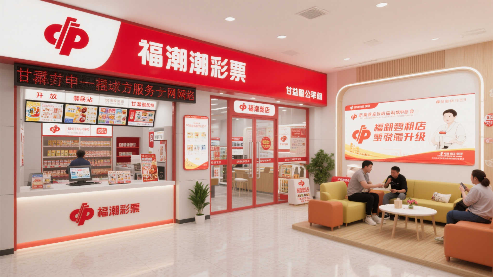 甘肃福彩创新布局：福潮店与公益驿站齐头并进