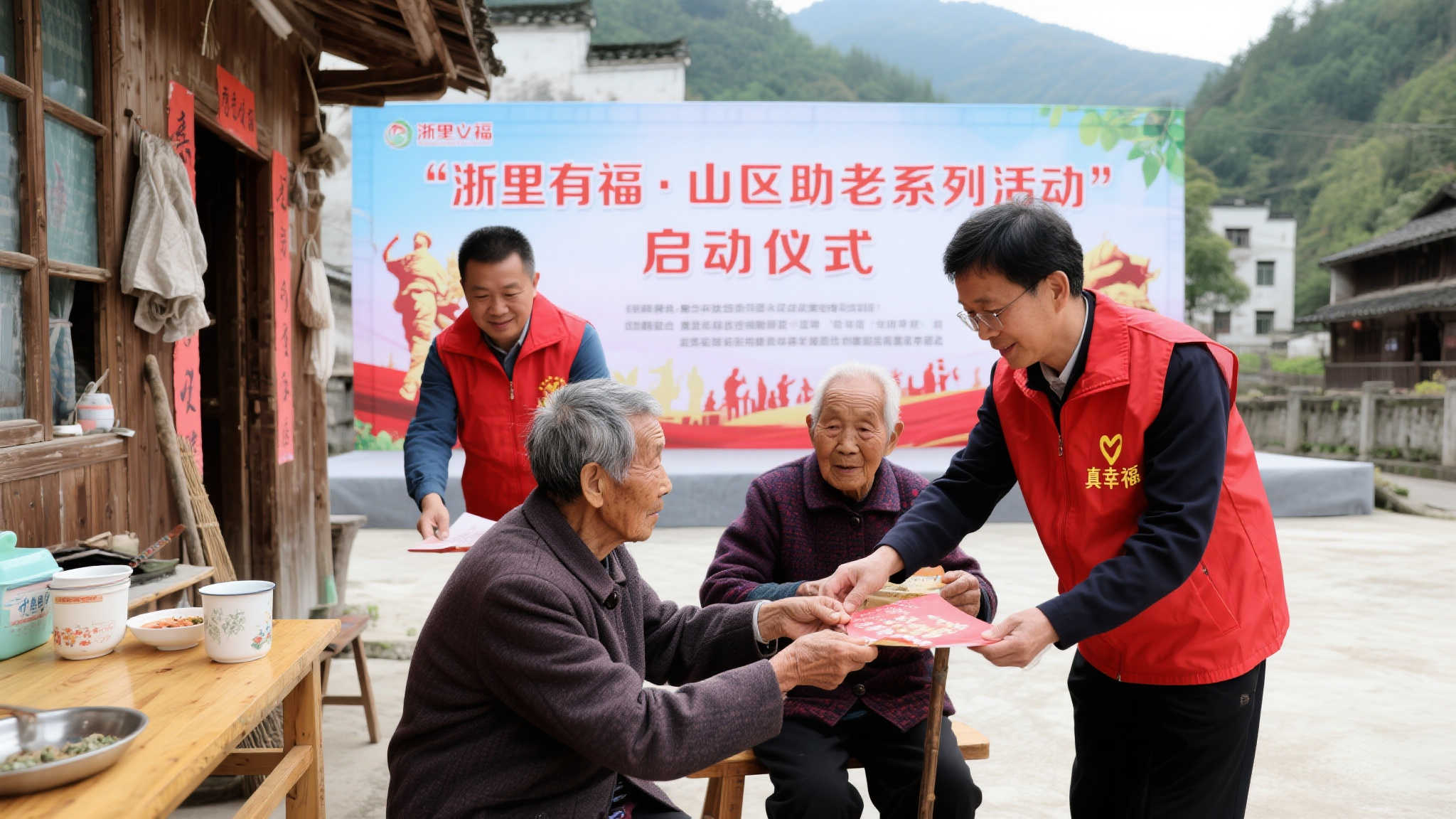浙里有福:丽水景宁畲乡山区敬老活动隆重启幕 浙里有福:丽水景宁畲乡山区敬老活动隆重启幕